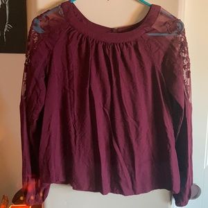 Maroon shirt